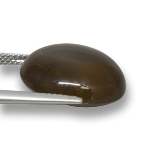 15.68 карата, натуральный Умбер Браун Дымчатый кварц, Огранка Круг, Прозрачный