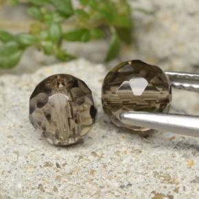 2.78 карата, натуральный Светло-коричневый коричневый Дымчатый кварц, Сфера / Шар, Прозрачный