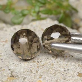 2.78 карата, натуральный Нейтральный коричневый Дымчатый кварц, Сфера / Шар, Прозрачный