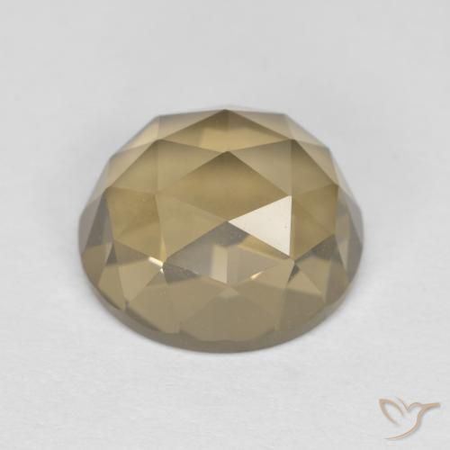 4.97ct Натуральный Мокко Браун Дымчатый кварц, Овал, VVS-VS