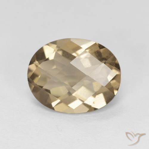 2.35ct Натуральный Мокко Браун Дымчатый кварц, Овал, Чистота VS