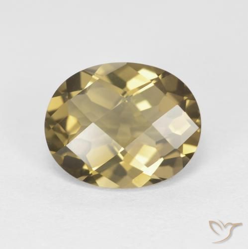 2.43ct Натуральный Кофе коричневый Дымчатый кварц, Овал, Чистота VVS