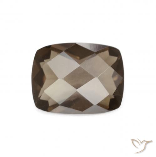 1.89ct Натуральный Гикори Браун Дымчатый кварц, Подушка, Чистота VVS
