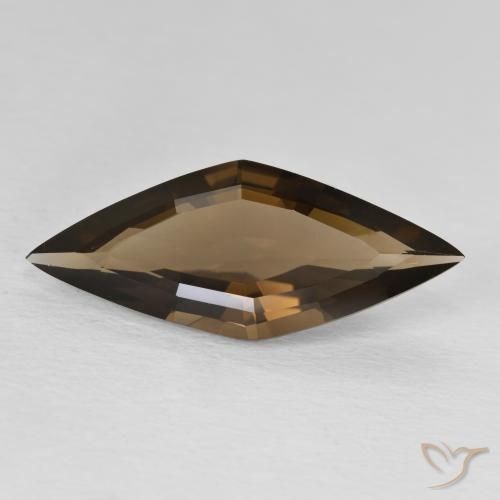 4.75ct Натуральный Имбирный пряник коричневый Дымчатый кварц, причудливая, Чистота VVS