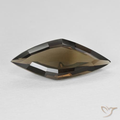 4.99ct Натуральный Шоколадно-коричневый Дымчатый кварц, причудливая, Чистота VVS