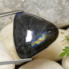 21.80 карата, натуральный Многоцветный Спектролит, Триллион, Непрозрачный