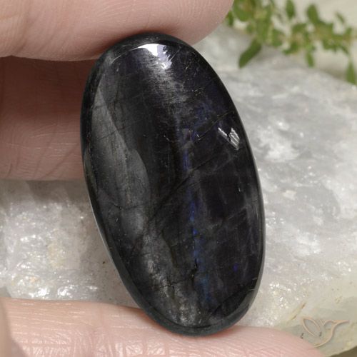 21.87ct Натуральный Многоцветный Спектролит, Овал, Непрозрачный