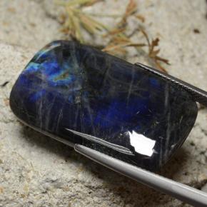 Натуральный Многоцветный Спектролит 24,96 карата Подушка Крой, Непрозрачный