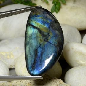 20.62 карата, натуральный Многоцветный Спектролит, Необычная форма, Непрозрачный