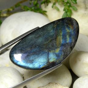 20.62 карата, натуральный Многоцветный Спектролит, Необычная форма, Непрозрачный