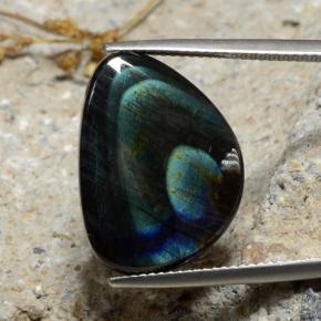 9.82 карата, натуральный Многоцветный Спектролит, Необычная форма, Непрозрачный