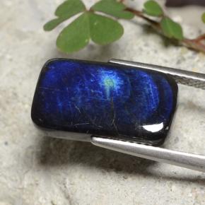 4.98 карата, натуральный Многоцветный Спектролит, Подушка Крой, Непрозрачный