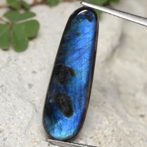 4.87 карата, натуральный Многоцветный Спектролит, Необычная форма, Непрозрачный