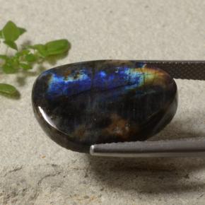 11.14 карата, натуральный Многоцветный Спектролит, Необычная форма, Непрозрачный