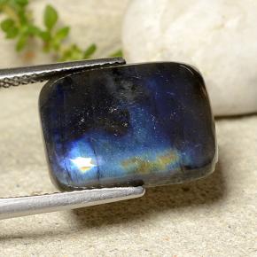 6.99 карата, натуральный Многоцветный Спектролит, Подушка Крой, Непрозрачный