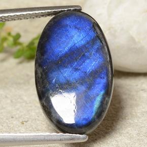 5.19 карата, натуральный Многоцветный Спектролит, Огранка Овал, Непрозрачный