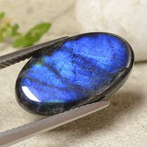 5.19 карата, натуральный Многоцветный Спектролит, Огранка Овал, Непрозрачный