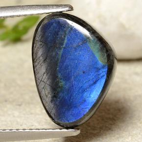 6.88 карата, натуральный Многоцветный Спектролит, Необычная форма, Непрозрачный