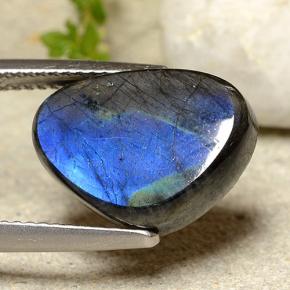 6.88 карата, натуральный Многоцветный Спектролит, Необычная форма, Непрозрачный