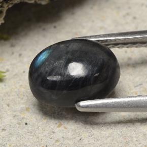 1.49 карата, натуральный Многоцветный Спектролит, Огранка Овал, Непрозрачный