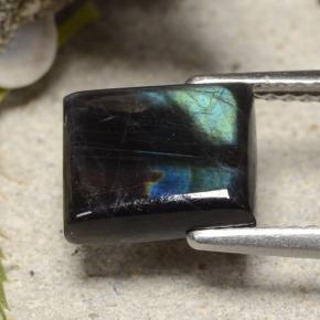 2.17 карата, натуральный Многоцветный Спектролит, Огранка Багет, Непрозрачный