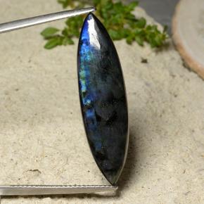 8.57 карата, натуральный Многоцветный Спектролит, Маркиза, Непрозрачный