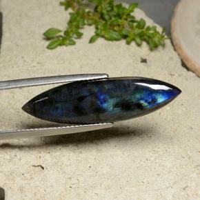 8.57 карата, натуральный Многоцветный Спектролит, Маркиза, Непрозрачный