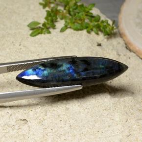 8.57 карата, натуральный Многоцветный Спектролит, Маркиза, Непрозрачный