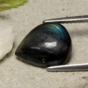 3.05 карата, натуральный Многоцветный Спектролит, Форма груши, Непрозрачный