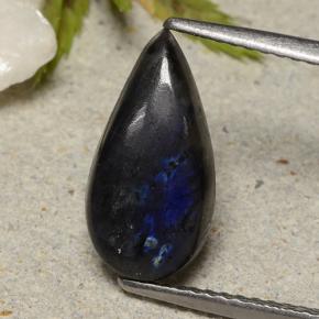 2.30 карата, натуральный Многоцветный Спектролит, Форма груши, Непрозрачный