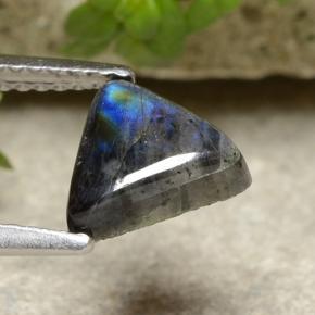 1.29 карата, натуральный Многоцветный Спектролит, Триллион, Непрозрачный