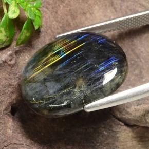 9.95 карата, натуральный Многоцветный Спектролит, Необычная форма, Непрозрачный