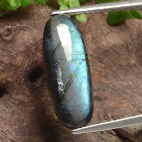 4.18 карата, натуральный Многоцветный Спектролит, Огранка Овал, Непрозрачный