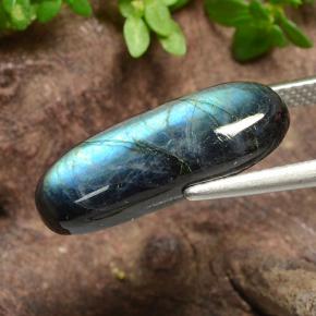 4.18 карата, натуральный Многоцветный Спектролит, Огранка Овал, Непрозрачный