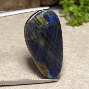 7.55 карата, натуральный Многоцветный Спектролит, Необычная форма, Непрозрачный