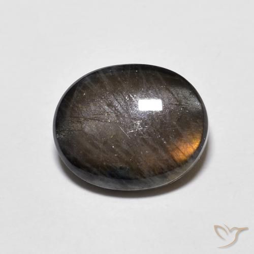 2.38ct Натуральный Многоцветный Спектролит, Овал, Непрозрачный