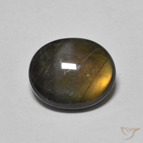 2.21ct Натуральный Многоцветный Спектролит, Овал, Непрозрачный
