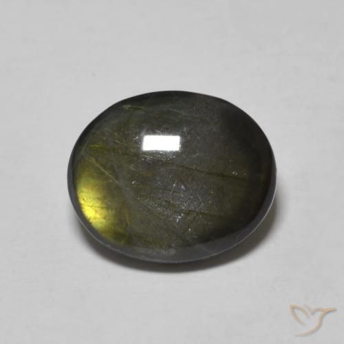 2.16ct Натуральный Многоцветный Спектролит, Овал, Непрозрачный