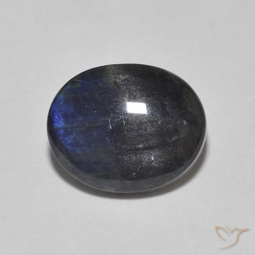 2.13ct Натуральный Многоцветный Спектролит, Овал, Непрозрачный