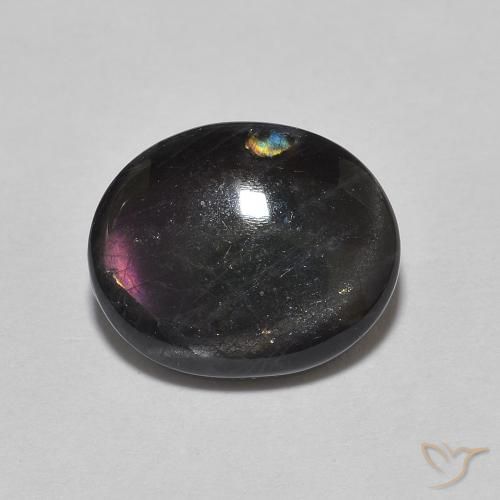 2.15ct Натуральный Многоцветный Спектролит, Овал, Непрозрачный