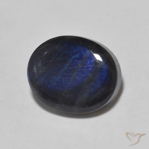 2.25ct Натуральный Многоцветный Спектролит, Овал, Непрозрачный