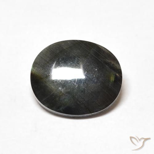 1.72ct Натуральный Многоцветный Спектролит, Овал, Непрозрачный
