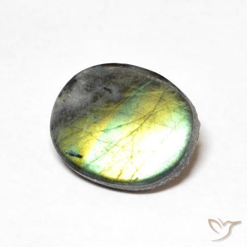 1.83ct Натуральный Многоцветный Спектролит, Овал, Непрозрачный