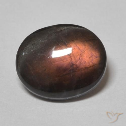 2.05ct Натуральный Многоцветный Спектролит, Овал, Непрозрачный