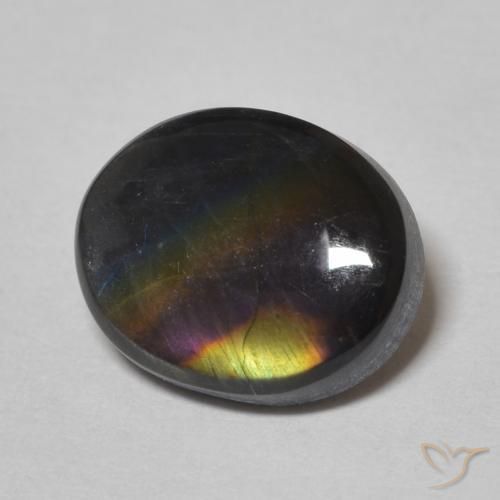 2.12ct Натуральный Многоцветный Спектролит, Овал, Непрозрачный