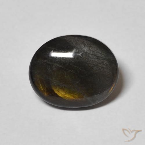 2.19ct Натуральный Многоцветный Спектролит, Овал, Непрозрачный
