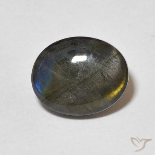 2.26ct Натуральный Многоцветный Спектролит, Овал, Непрозрачный