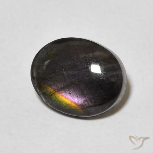 2.09ct Натуральный Многоцветный Спектролит, Овал, Непрозрачный