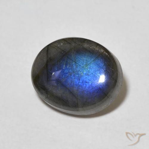 2.12ct Натуральный Многоцветный Спектролит, Овал, Непрозрачный