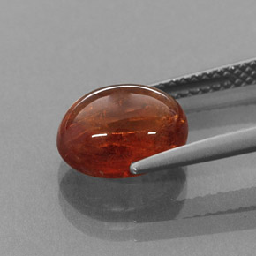 4.73 карата, натуральный Мандариново-оранжевый Спессартитовая пряжа, Прозрачный, Полупрозрачный